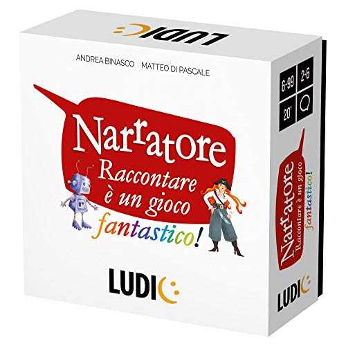 Ludic Erzähler ist EIN fantastisches Spiel It27422 Gesellschaftsspiel für die Familie für 2-6 Spieler Made in Italy von Ludic