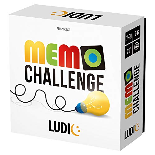 Ludic - Memo Challenge - Gesellschaftsspiel für die ganze Familie, Mehrfarbig von Headu