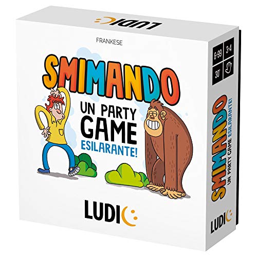 Ludic Smimando A Party Game Quired It27583 Gesellschaftsspiel für die Familie für 3-4 Spieler, Made in Italy von Headu