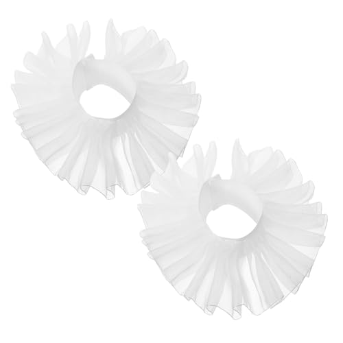 Healeved 1 Paar Rüschensleeves für Damen Handgelenk Stilvolle Modeaccessoires für Kleider für Hochzeiten Besondere Anlässe Barock Inspiriert Healeved 1 Paar Rüschensleeves für Damen Handgelenk Stilvolle Modeaccessoires für Kleider für Hochzeiten Besondere Anlässe Barock Inspiriert von Healeved