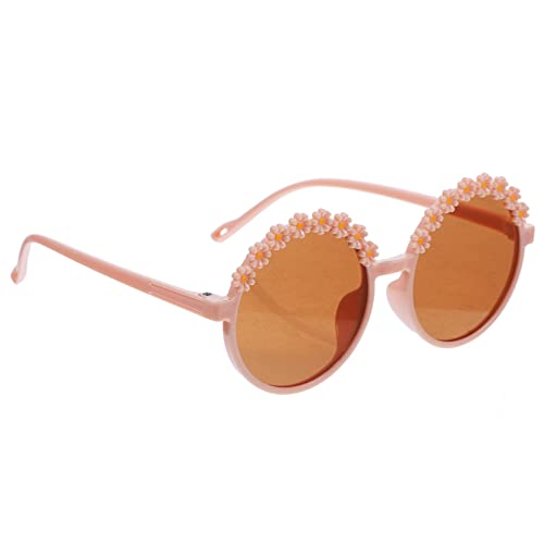 Healeved 1 Paar kleine Gänseblümchen- Rahmen trendy Gänseblümchen-Brille Party- LED Partybrille für Blumengläser für Mädchen ac Rosa von Healeved