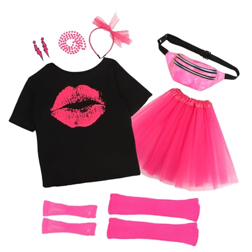 Healeved 1 Satz Abschlussballanzug Groovy Dekorationen Party Dame Datum Groovig Trendy Kostümzubehör Der 80er Jahre Netzhandschuhe Halsdekor Kostüm Der 80er Rosy Polyester Healeved 1 Satz Abschlussballanzug Groovy Dekorationen Party Dame Datum Groovig Trendy Kostümzubehör Der 80er Jahre Netzhandschuhe Halsdekor Kostüm Der 80er Rosy Polyester von Healeved
