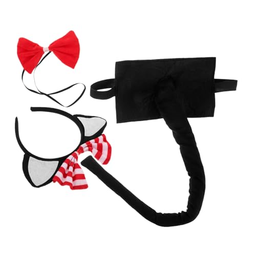 Healeved 1 Satz Katzenohren Haarreif Set mit und Fliege Niedliches Cosplay Zubehör für Halloween und Kostümpartys Leicht und Tragbar Einzigartiges Tierkostüm für Kreative Fotos Healeved 1 Satz Katzenohren Haarreif Set mit und Fliege Niedliches Cosplay Zubehör für Halloween und Kostümpartys Leicht und Tragbar Einzigartiges Tierkostüm für Kreative Fotos von Healeved