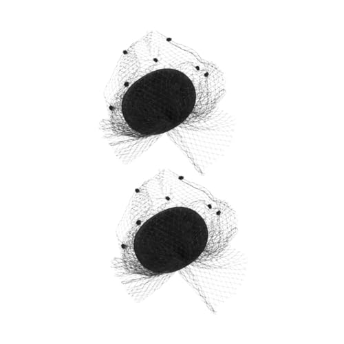 Healeved 1 Satz Kreatives Dekorativer Homburg Hut Mit Schleier Clip Für Damen Kopfaccessoires Für Partys Hochzeiten Besondere Anlässe 2 Stück Healeved 1 Satz Kreatives Dekorativer Homburg Hut Mit Schleier Clip Für Damen Kopfaccessoires Für Partys Hochzeiten Besondere Anlässe 2 Stück von Healeved