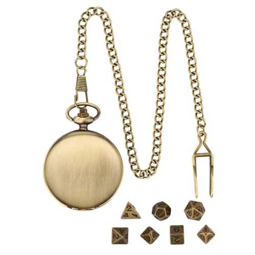 Healeved 1 Satz Taschenuhr Beobachten Sie den Fall Karneval Würfel Winzige Würfelhülle Brettspiel Würfel Retro-Würfel dekorative Würfel Club-Würfel- Metall Healeved 1 Satz Taschenuhr Beobachten Sie den Fall Karneval Würfel Winzige Würfelhülle Brettspiel Würfel Retro-Würfel dekorative Würfel Club-Würfel- Metall von Healeved