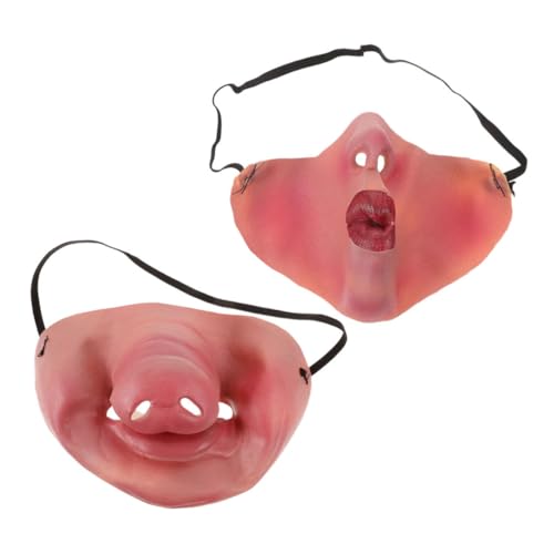 Healeved 1 Set Lustige Maske Halbmaske Halloween Tierkostüme Halloween Halbmaske Halloween Halbmaske Kostüm Nase Halbmaske Halloween Fuuny Halbmaske Emulsion Healeved 1 Set Lustige Maske Halbmaske Halloween Tierkostüme Halloween Halbmaske Halloween Halbmaske Kostüm Nase Halbmaske Halloween Fuuny Halbmaske Emulsion von Healeved