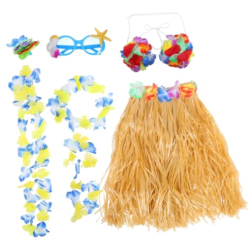 Healeved 1 Set Partygirlande Luau Dress Up Supply Luau Party Favor Luau Outfit Luau Grasröcke Luau Cosplay Supply Rock Dekorationen Hawaiikleid Damen Stoff Healeved 1 Set Partygirlande Luau Dress Up Supply Luau Party Favor Luau Outfit Luau Grasröcke Luau Cosplay Supply Rock Dekorationen Hawaiikleid Damen Stoff von Healeved