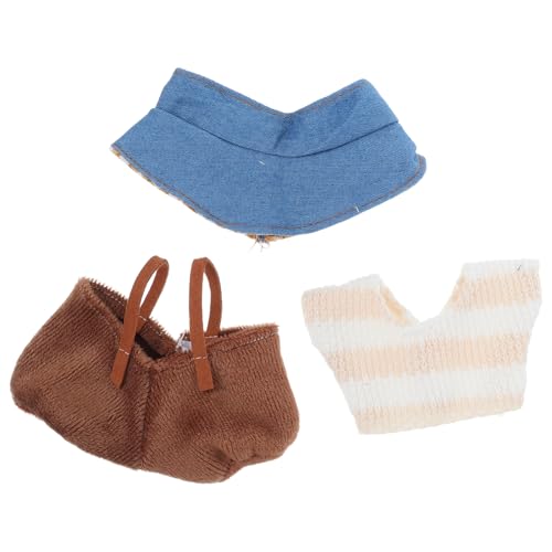 Healeved 1 Set Puppenkleidung: Outfit Für 17 cm Große Puppen – Rollenspielzubehör Inklusive Mini-Pullover Hose Und Mütze Healeved 1 Set Puppenkleidung: Outfit Für 17 cm Große Puppen – Rollenspielzubehör Inklusive Mini-Pullover Hose Und Mütze von Healeved