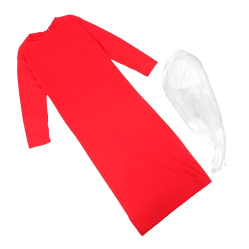 Healeved 1 Set Sadako Kleider Weiße Perücke Geisterkostüm Für Erwachsene Geisterbrautkleid Geisterkostüm Mit Perücke Geister Outfit Geisterumhang Für Erwachsene Halloween Cosplay von Healeved