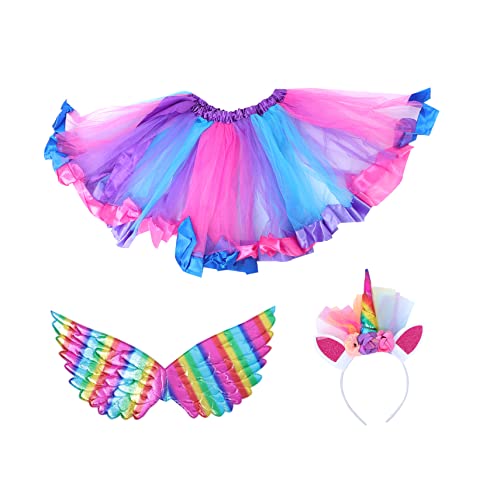 Healeved 1 Set Unicorn Headband Tulle Outfit Funny Skirt Wings Party Circus Stirnband Unicorn Basteln Kindergeburtstag Unicorn Polyester Healeved 1 Set Unicorn Headband Tulle Outfit Funny Skirt Wings Party Circus Stirnband Unicorn Basteln Kindergeburtstag Unicorn Polyester von Healeved