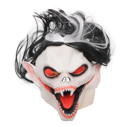 Healeved 1 Stück Halloween Vampir Cosplay Kostüm Zubehör für Erwachsene für Karneval Maskerade und Partys Leicht und Passt für Köpfe Healeved 1 Stück Halloween Vampir Cosplay Kostüm Zubehör für Erwachsene für Karneval Maskerade und Partys Leicht und Passt für Köpfe von Healeved