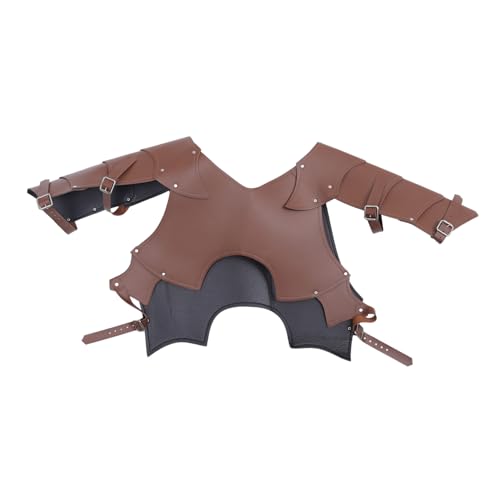 Healeved 1 Stück PU Schulterpanzer Kostüm für Herren Mittelalterliche Cosplay Zubehör für Kostümpartys Aufführungen Healeved 1 Stück PU Schulterpanzer Kostüm für Herren Mittelalterliche Cosplay Zubehör für Kostümpartys Aufführungen von Healeved