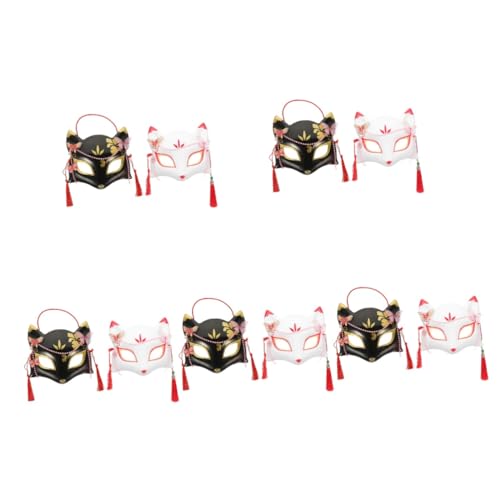 Healeved 10 Fuchs Halbmaske Kostüm Maske für Ball Party Dekorative Fuchsmaske für Cosplay und Festliche Anlässe Healeved 10 Fuchs Halbmaske Kostüm Maske für Ball Party Dekorative Fuchsmaske für Cosplay und Festliche Anlässe von Healeved