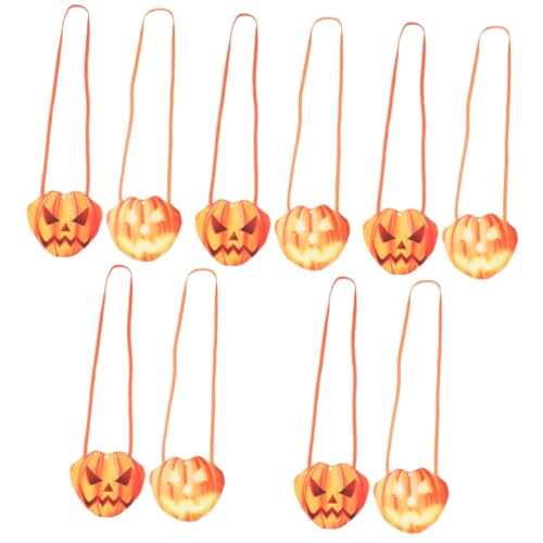 Healeved 10 Halloween Süßigkeitenbeutel mit Kürbismuster Wiederverwendbare Verpackungstaschen für Halloween Feiern und Geschenkesammeln Langlebig und Praktisch Healeved 10 Halloween Süßigkeitenbeutel mit Kürbismuster Wiederverwendbare Verpackungstaschen für Halloween Feiern und Geschenkesammeln Langlebig und Praktisch von Healeved