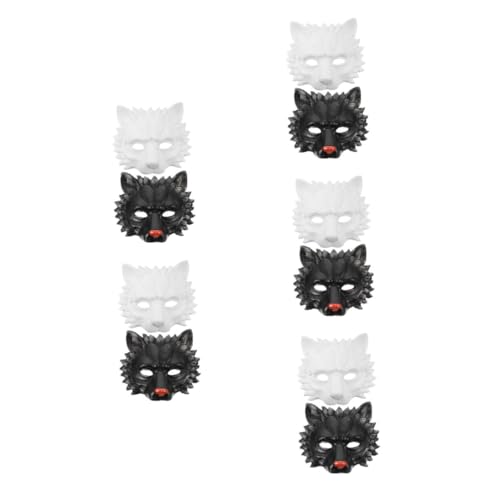 Healeved 10 Löwenmaske für Erwachsene PU Schaumstoff Halloween Tiermaske Unisex Maskerade Kostüm für Fasching Karneval und Themenpartys Schwarz und Weiß Healeved 10 Löwenmaske für Erwachsene PU Schaumstoff Halloween Tiermaske Unisex Maskerade Kostüm für Fasching Karneval und Themenpartys Schwarz und Weiß von Healeved
