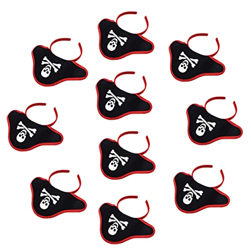 Healeved 10 Stück Teiliges Piraten Haar Accessoires Party Kopfschmuck Halloween Kostüm Zubehör für Mädchen Jungen Festliche Verkleidung von Healeved
