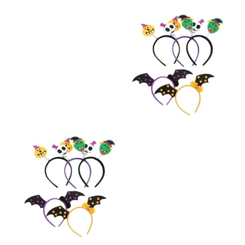 Healeved 10 Teiliges Halloween Haarschmuck Stirnband Bunte Kostüm Accessoires Elastisch Lustig für Halloween Party Karneval Bühnenauftritt Healeved 10 Teiliges Halloween Haarschmuck Stirnband Bunte Kostüm Accessoires Elastisch Lustig für Halloween Party Karneval Bühnenauftritt von Healeved
