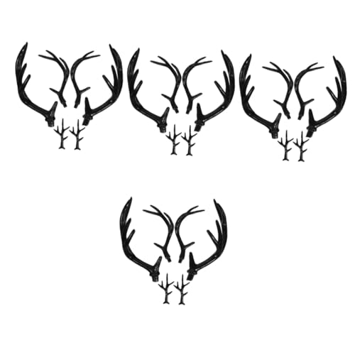 Healeved 12 Paare Simulierte Hirschgeweihe Diy Kopfschmuck Halloween Dekoration Realistische Antler Kopfbedeckung für Kostüme Parties und Fotosessions Healeved 12 Paare Simulierte Hirschgeweihe Diy Kopfschmuck Halloween Dekoration Realistische Antler Kopfbedeckung für Kostüme Parties und Fotosessions von Healeved