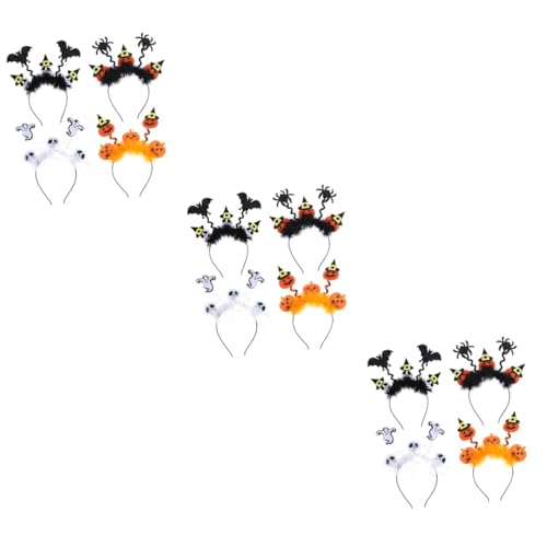 Healeved 12 Stck. Teiliges Halloween Haarband mit Kürbis Fledermaus Spinne Weißem Geist Haarschmuck Kostüm Zubehör für Party Dekoration und Karneval Healeved 12 Stck. Teiliges Halloween Haarband mit Kürbis Fledermaus Spinne Weißem Geist Haarschmuck Kostüm Zubehör für Party Dekoration und Karneval von Healeved