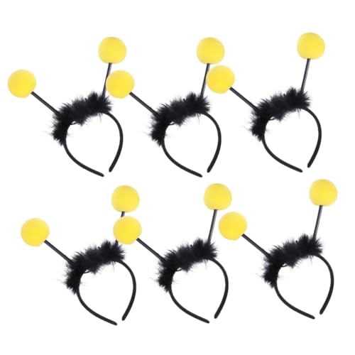 Healeved 12 Stück Teiliges LED Bienen Haarreif mit Leuchtenden Köpfen Niedlich und Tragbar als Halloween und Party Haar Accessoire für Cosplay Bühnenauftritte und Festtagsdekoration von Healeved