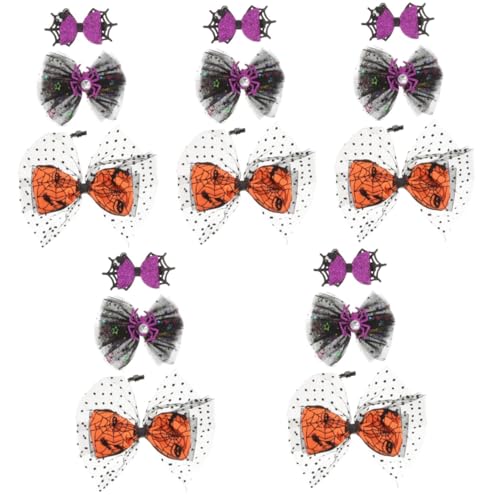 Healeved 15 Stck. Teiliges Halloween Haar Accessoire Orange und Spinnen Haarclips Kopfbedeckung für Halloween Partys und Festliche Anlässe Healeved 15 Stck. Teiliges Halloween Haar Accessoire Orange und Spinnen Haarclips Kopfbedeckung für Halloween Partys und Festliche Anlässe von Healeved