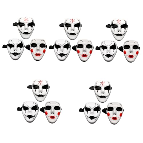 Healeved 15 Stck. Teiliges Handgefertigtes Halloween Cosplay Masken für Maskerade und Bühnenaufführungen Design Leicht und für Partys und Feiertage Healeved 15 Stck. Teiliges Handgefertigtes Halloween Cosplay Masken für Maskerade und Bühnenaufführungen Design Leicht und für Partys und Feiertage von Healeved