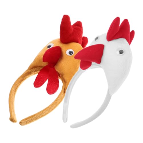 Healeved 1Paar Hühner Stirnband für Damen und Teiliges mit Hahnen Design Lustige Kostümaccessoires für Partys Cosplay und Feierlichkeiten Perfektes Foto für Event Healeved 1Paar Hühner Stirnband für Damen und Teiliges mit Hahnen Design Lustige Kostümaccessoires für Partys Cosplay und Feierlichkeiten Perfektes Foto für Event von Healeved