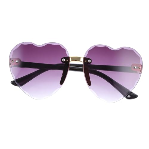 Healeved 1Paar Kreative Herzform Sonnenbrillen für Randloses Design Partyaccessoires UV für Jungen Ergänzung für Cosplay Healeved 1Paar Kreative Herzform Sonnenbrillen für Randloses Design Partyaccessoires UV für Jungen Ergänzung für Cosplay von Healeved