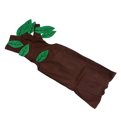 Healeved 1Satz Halloween Baum Kleidung Rollenspiel Outfit für Braun für Bühnenaufführungen und Cosplay und Einfach zu Tragen von Healeved