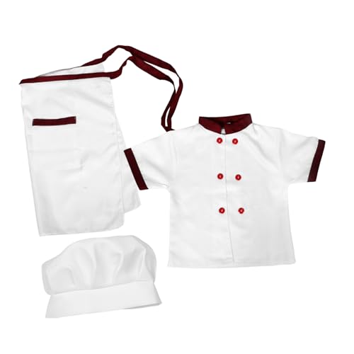Healeved 1Satz Kochkostüm Für Elegantes Outfit Mit Kurzen Ärmeln Kochmütze Rollenspielkleidung Für Jungen Für Partys Kreative Aktivitäten Weinrot Healeved 1Satz Kochkostüm Für Elegantes Outfit Mit Kurzen Ärmeln Kochmütze Rollenspielkleidung Für Jungen Für Partys Kreative Aktivitäten Weinrot von Healeved