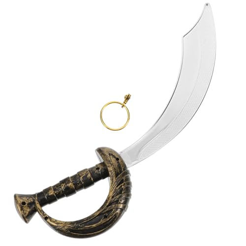 Healeved 1Satz Piraten Kostüm Set Mit Cosplay Ohrring Teiliges Zubehör Für Kindergeburtstag Mottoparty Halloween Requisite Für Piraten Spiele Kostümpartys Healeved 1Satz Piraten Kostüm Set Mit Cosplay Ohrring Teiliges Zubehör Für Kindergeburtstag Mottoparty Halloween Requisite Für Piraten Spiele Kostümpartys von Healeved