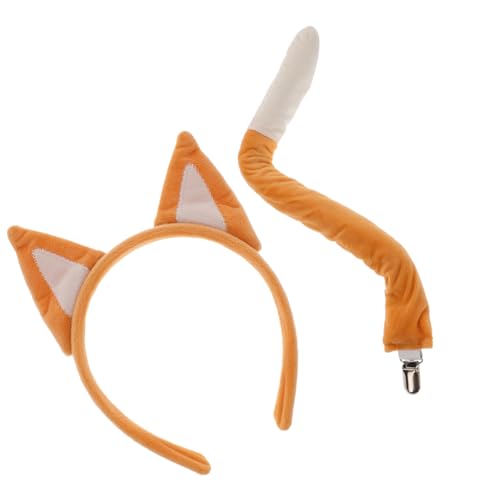 Healeved 1Satz Schäferhund Kostüm Stirnband Set für Cosplay Halloween Bequeme Kreatives Design Kostümzubehör für Tierkostüme Healeved 1Satz Schäferhund Kostüm Stirnband Set für Cosplay Halloween Bequeme Kreatives Design Kostümzubehör für Tierkostüme von Healeved
