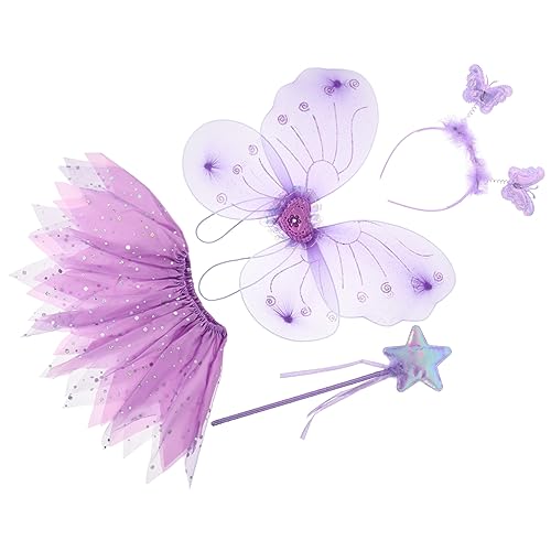 Healeved 1Satz Tutu Mit Haarband Zauberstab Für Perfektes Tanzoutfit Für Fotografie Karneval Partys Kinderkostüm von Healeved