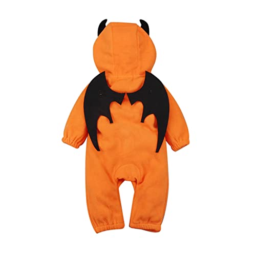 Healeved 1Stück Halloween Kürbis Strampler für Bunter Jumpsuit für Partys Kostüm für Halloween Fotografie und Festivals Orangefarbener Overall für Jungen und Mädchen Healeved 1Stück Halloween Kürbis Strampler für Bunter Jumpsuit für Partys Kostüm für Halloween Fotografie und Festivals Orangefarbener Overall für Jungen und Mädchen von Healeved