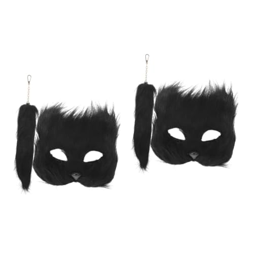 Healeved 2 Sätze Fuchs Maske und Cosplay Set für Halloween und Kostümpartys Teiliges für Fotos und Anlässe Wiederverwendbar und zu Tragen Healeved 2 Sätze Fuchs Maske und Cosplay Set für Halloween und Kostümpartys Teiliges für Fotos und Anlässe Wiederverwendbar und zu Tragen von Healeved