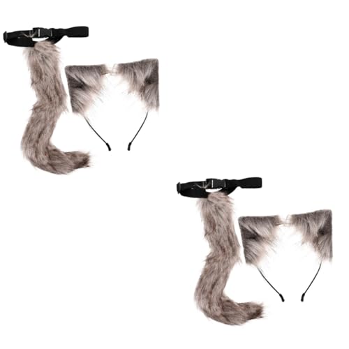 Healeved 2 Sätze Fuchs und Katzenohren Haarreif Kostümzubehör für Halloween und Karneval Wiederverwendbar Langlebig für Kreative Diy Feierlichkeiten für und Cosplay Healeved 2 Sätze Fuchs und Katzenohren Haarreif Kostümzubehör für Halloween und Karneval Wiederverwendbar Langlebig für Kreative Diy Feierlichkeiten für und Cosplay von Healeved