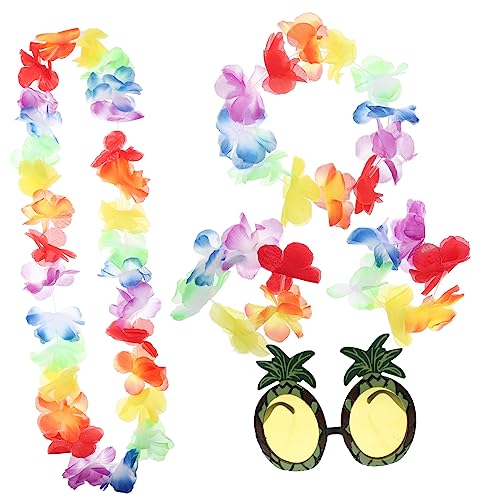 Healeved 2 Sätze Garland-Ananas-Gläser Party tropisch für Lilie Dekoration hoch Hawaii-Sonnenbrille Hawaii-Girlande Hawaii-Themenstütze Luau-Girlande Luau-Stirnband Plastik Healeved 2 Sätze Garland-Ananas-Gläser Party tropisch für Lilie Dekoration hoch Hawaii-Sonnenbrille Hawaii-Girlande Hawaii-Themenstütze Luau-Girlande Luau-Stirnband Plastik von Healeved