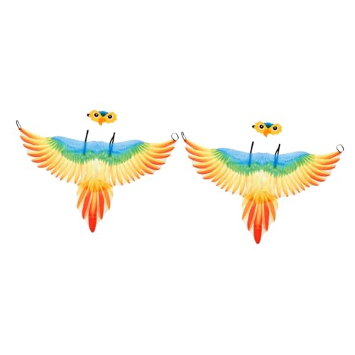 Healeved 2 Sätze Vogelkostüm für Bunte Papageienflügel und Kopfband für Halloween und Bühnenaufführungen Langlebiges und Bequemes Kostümzubehör für Rollenspiele und Partys Healeved 2 Sätze Vogelkostüm für Bunte Papageienflügel und Kopfband für Halloween und Bühnenaufführungen Langlebiges und Bequemes Kostümzubehör für Rollenspiele und Partys von Healeved