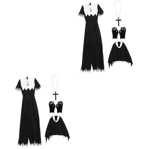 Healeved 2 Sätze Zombie Kostüm für Damen Halloween Kostüm Scary Cosplay Outfit für Partys Leicht und für Themenfeiern Fotoshootings und Bühnenauftritte Healeved 2 Sätze Zombie Kostüm für Damen Halloween Kostüm Scary Cosplay Outfit für Partys Leicht und für Themenfeiern Fotoshootings und Bühnenauftritte von Healeved