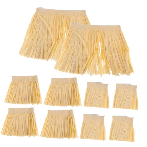 Healeved 2 Sets Hawaiianer Hula -rock Und Quasten Raffia Paper Kostüm Für Männer Und Frauen Bühnenaufführungen Und Hawaiian -themenfeiern Kostüm Healeved 2 Sets Hawaiianer Hula -rock Und Quasten Raffia Paper Kostüm Für Männer Und Frauen Bühnenaufführungen Und Hawaiian -themenfeiern Kostüm von Healeved