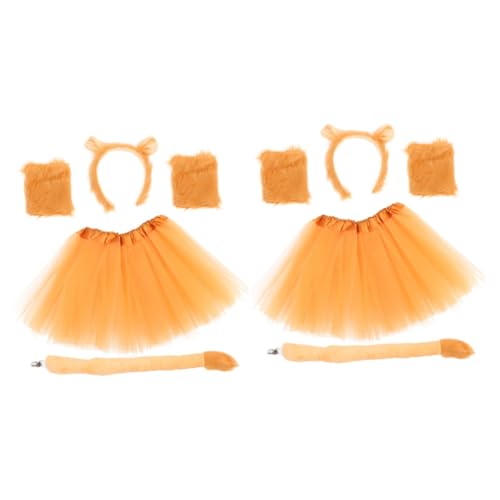 Healeved 2 Sets Tierparty Kostümzubehör Löwenkostüm Tier Tutu Rock Cosplay Requisite Plüsch Löwenschwanz Stirnband Cosplay Kostüm Für Mädchen Cosplay Party Requisite Healeved 2 Sets Tierparty Kostümzubehör Löwenkostüm Tier Tutu Rock Cosplay Requisite Plüsch Löwenschwanz Stirnband Cosplay Kostüm Für Mädchen Cosplay Party Requisite von Healeved