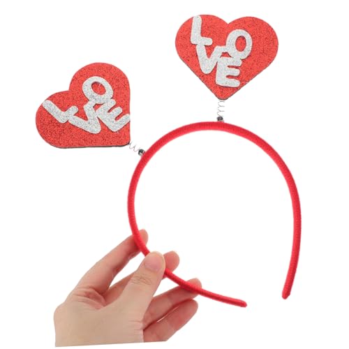 Healeved 2 Stck Valentinstag Herz Stirnband Teiliges Dekoratives Haarband Damen Party Kostüm Accessoire Modisch Auffällig für Fotos und Festlichkeiten Healeved 2 Stck Valentinstag Herz Stirnband Teiliges Dekoratives Haarband Damen Party Kostüm Accessoire Modisch Auffällig für Fotos und Festlichkeiten von Healeved