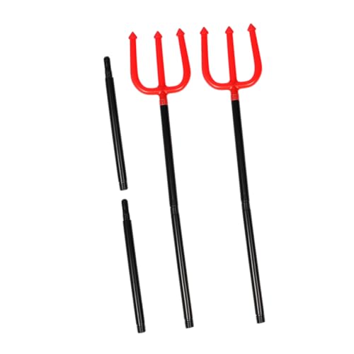 Healeved 2 Stück Cosplay Teufelsgabel Abnehmbare Teufel Kostüm Requisite Verstellbarer Griff Leicht Tragbar für Halloween Karneval Bühnenauftritte Healeved 2 Stück Cosplay Teufelsgabel Abnehmbare Teufel Kostüm Requisite Verstellbarer Griff Leicht Tragbar für Halloween Karneval Bühnenauftritte von Healeved