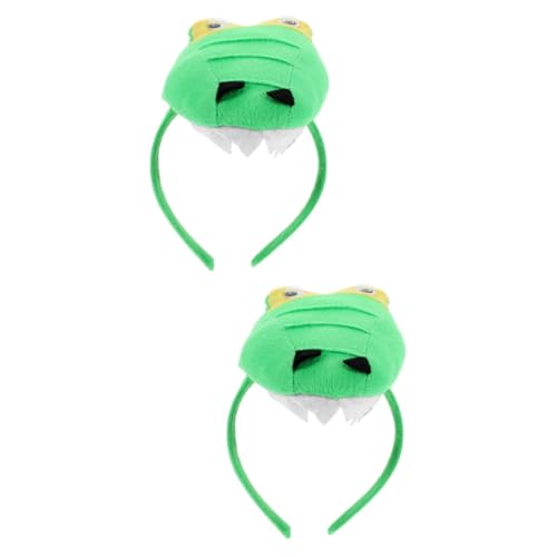 Healeved 2 Stück Dinosaurier Haarreif für Erwachsene Niedliches Cosplay Accessoire für Partys Halloween und Alltag aus Langlebigem und Modisches Design für von Healeved