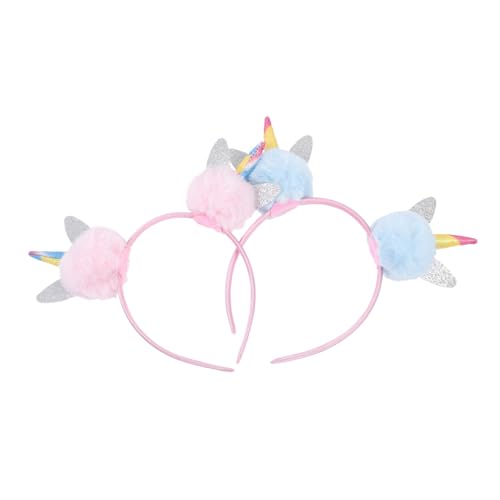 Healeved 2 Stück Einhorn Haarreifen für Mädchen Adorable Haarschmuck für Partys Cosplay und Fotoshootings Langlebig und Leicht und Himmelblau Healeved 2 Stück Einhorn Haarreifen für Mädchen Adorable Haarschmuck für Partys Cosplay und Fotoshootings Langlebig und Leicht und Himmelblau von Healeved