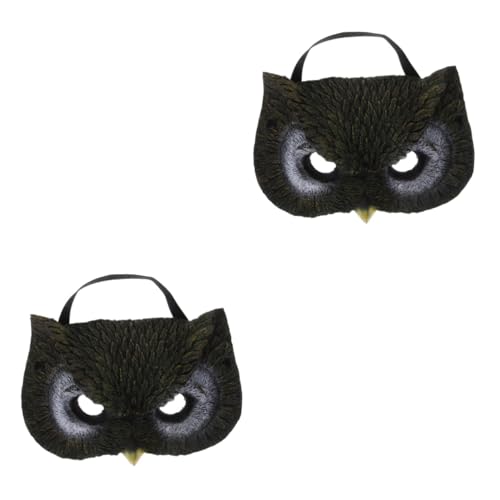 Healeved 2 Stück Eulenmaske für Erwachsene Realistische Tiermaske PU für Karneval Halloween und Maskeraden Leicht und für Kostümpartys Detailverliebt für Festliche Anlässe Healeved 2 Stück Eulenmaske für Erwachsene Realistische Tiermaske PU für Karneval Halloween und Maskeraden Leicht und für Kostümpartys Detailverliebt für Festliche Anlässe von Healeved