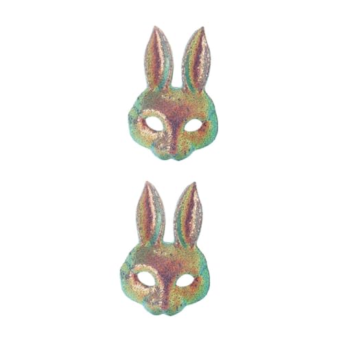 Healeved 2 Stück Glitzernde Kaninchenmaske mit Pailletten Halbmaske für Halloween Ostern und Cosplay Lustiges Hasenmasken Kostüm für Partys und Festliche Anlässe Healeved 2 Stück Glitzernde Kaninchenmaske mit Pailletten Halbmaske für Halloween Ostern und Cosplay Lustiges Hasenmasken Kostüm für Partys und Festliche Anlässe von Healeved