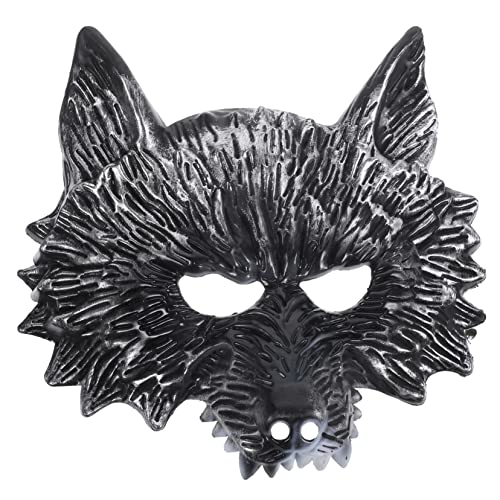 Healeved 2 Stück Gruselige Wolfsmaske Halloween Tier Cosplay Requisite Silber Halloween Party Dekorationsmaske Einfach zu Tragen und Healeved 2 Stück Gruselige Wolfsmaske Halloween Tier Cosplay Requisite Silber Halloween Party Dekorationsmaske Einfach zu Tragen und von Healeved