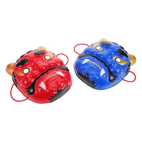 Healeved 2 Stück Halloween Dämonenmasken Leichtem Kunststoff Wiederverwendbar für Cosplay Maskenball Karneval und Festliche Partys für Halloween und Bühnenauftritte Healeved 2 Stück Halloween Dämonenmasken Leichtem Kunststoff Wiederverwendbar für Cosplay Maskenball Karneval und Festliche Partys für Halloween und Bühnenauftritte von Healeved