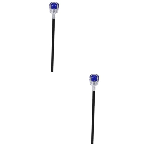 Healeved 2 Stück Halloween King Scepter mit Design Cosplay Zubehör für Erwachsene für Halloween Partys und Rollenspiele von Healeved